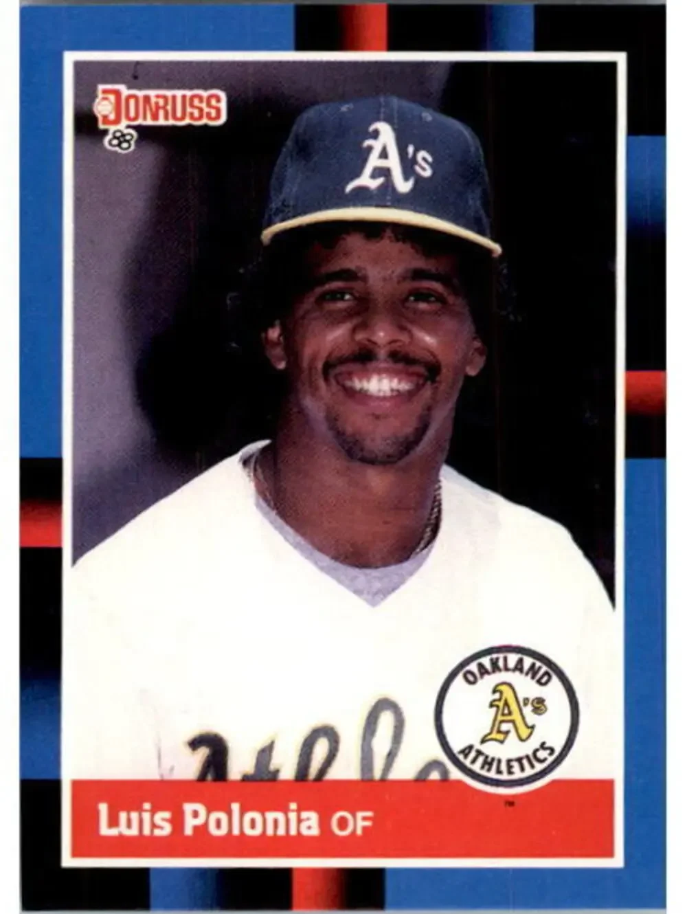 1988 Luis Polonia Donruss Baseball Card #425